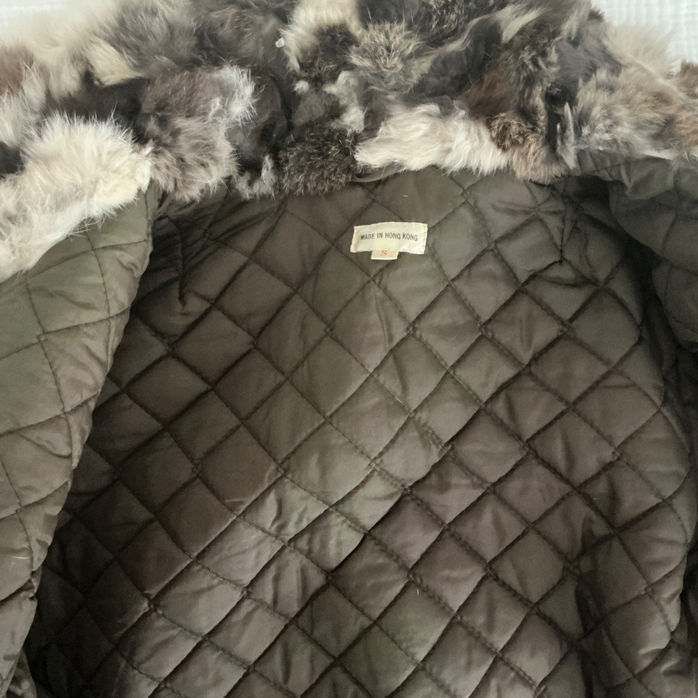 Vintage Patchwork Fur Bomber Jacket - image 3